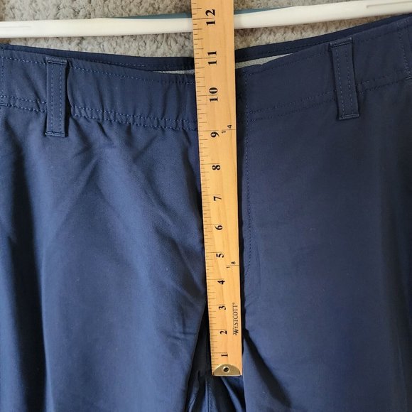 Under Armour Navy Blue Match Play Golf Stretch Straight Leg Pants Size 34 x 30 - Picture 10 of 16